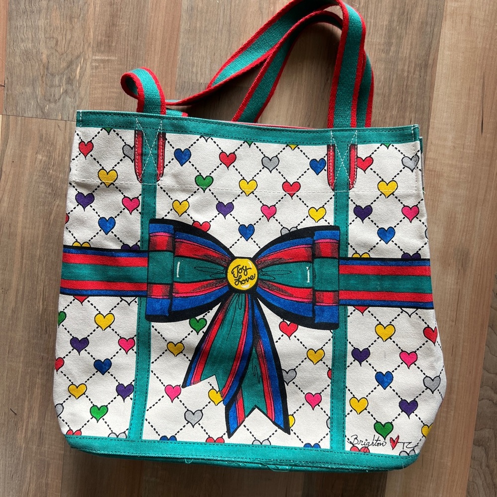 Brighton Multicolor Heart Tote Bag - Picture 7 of 9